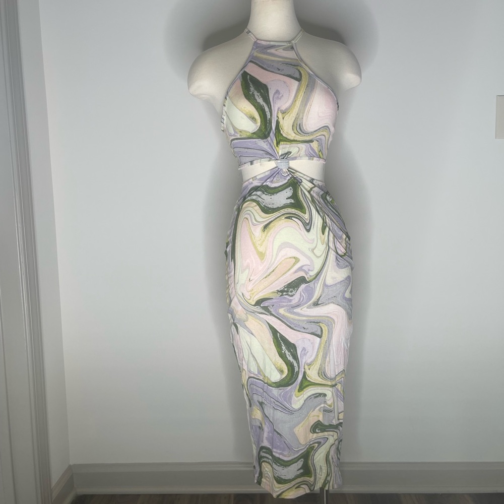 Pastel Marble dress